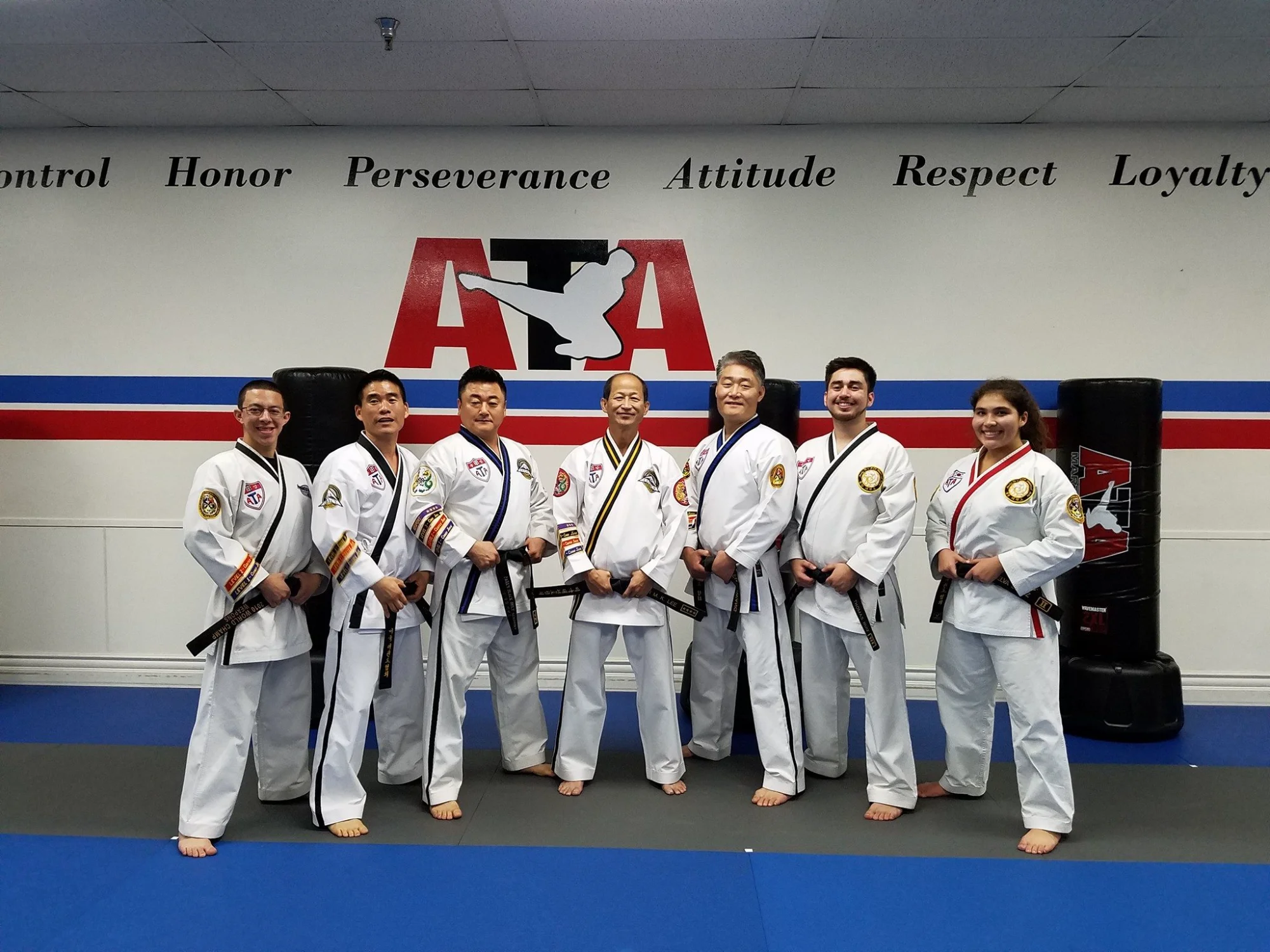 Black belt instructors team